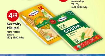 Żabka Ser żółty Mlekpol oferta