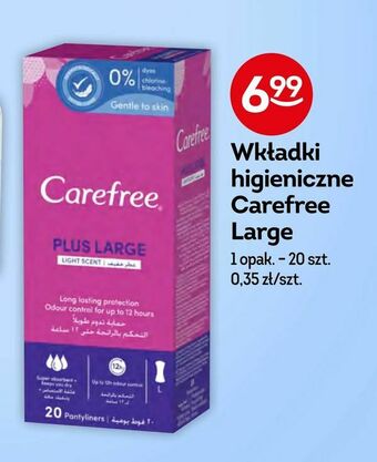 Wkładki higieniczne Carefree Large