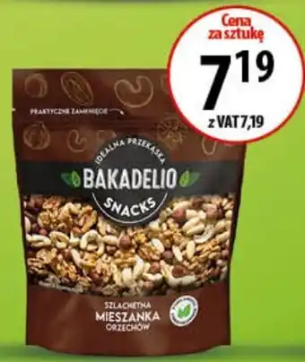 Eurocash BAKADELIO SNACKS SZLACHETNA MIESZANKA ORZECHÓW, 1 szt. oferta