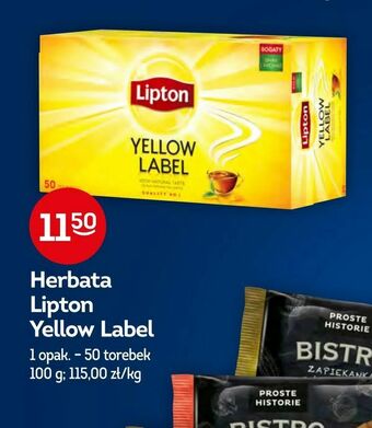Żabka Herbata Lipton Yellow Label oferta
