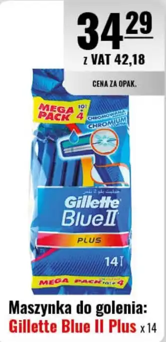 Eurocash Maszynka do golenia: Gillette Blue Il Plus x 14, 1 opak. oferta