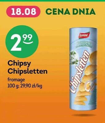 Żabka Chipsy Chipsletten oferta