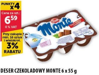 Eurocash DESER CZEKOLADOWY MONTE 6 x 55 g oferta