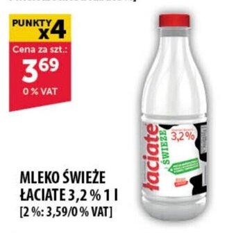 Eurocash MLEKO ŚWIEŻE ŁACIATE 3,2% 1l oferta