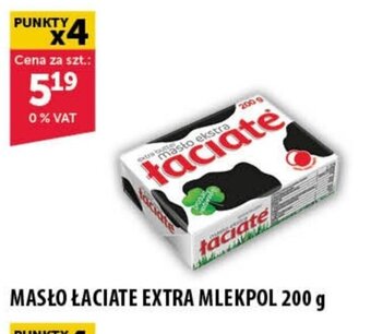 Eurocash MASŁO ŁACIATE EXTRA MLEKPOL 200 g oferta