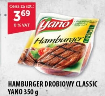 Eurocash HAMBURGER DROBIOWY CLASSIC YANO 350 g oferta