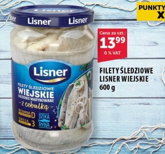 Eurocash FILETY ŚLEDZIOWE LISNER WIEJSKIE 600 g oferta
