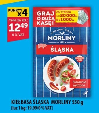 Eurocash KIEŁBASA ŚLĄSKA MORLINY 550 g oferta