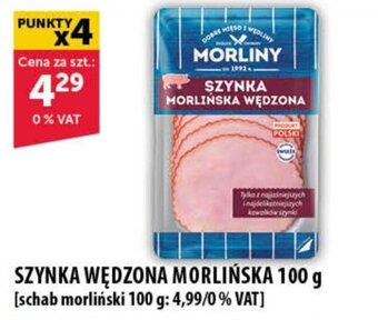 Eurocash SZYNKA WĘDZONA MORLIŃSKA 100 g oferta