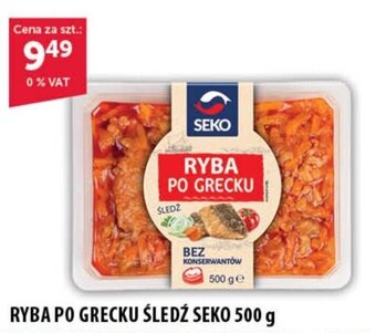 Eurocash RYBA PO GRECKU ŚLEDŹ SEKO 500 g oferta