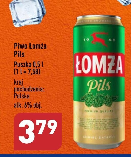 ALDI Łomża Piwo Pils alk. 6% obj. oferta