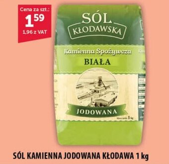 SÓL KAMIENNA JODOWANA KŁODAWA 1 kg