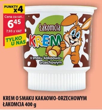 Eurocash KREM O SMAKU KAKAOWO-ORZECHOWYM ŁAKOMCIA 400 g oferta