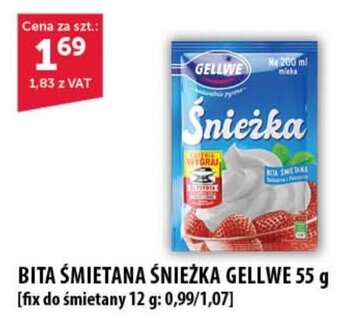 BITA ŚMIETANA ŚNIEŻKA GELLWE 55 g