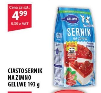 Eurocash CIASTO SERNIK NA ZIMNO GELLWE 193 g oferta
