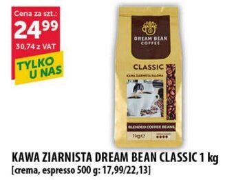 Eurocash KAWA ZIARNISTA DREAM BEAN CLASSIC 1 kg oferta