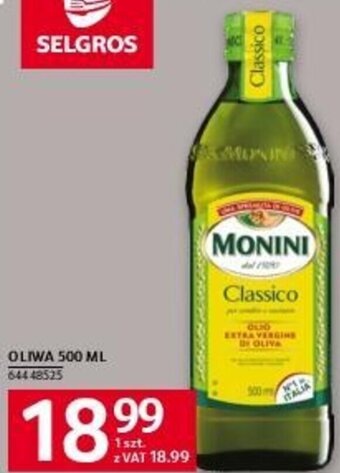 Selgros OLIWA 500 ML oferta
