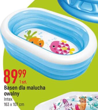 E.Leclerc Basen dla malucha 163 x 107 46 cm intex oferta