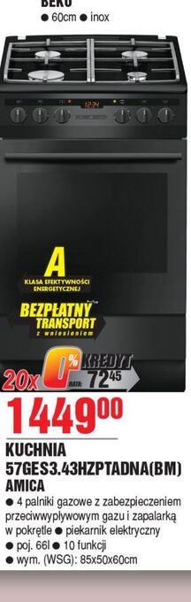 E.Leclerc Kuchnia 57ges3.43hzptadna(bm) amica oferta