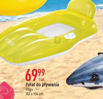 E.Leclerc Fotel do pływania 163 x 104 cm intex oferta