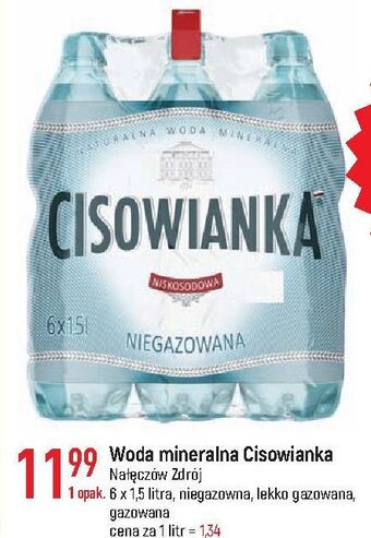 E.Leclerc Woda lekko gazowana cisowianka oferta