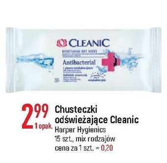 Chusteczki antibacterial cleanic