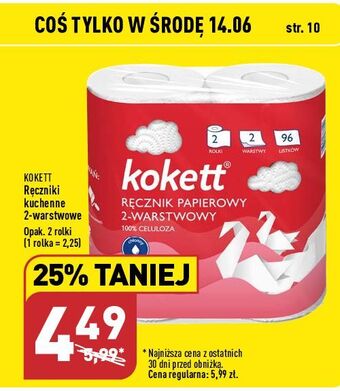 ALDI Ręczniki kuchenne kokett oferta