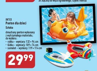 ALDI Zabawka dmuchana rybka intex oferta