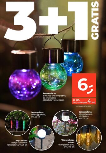 Dealz Lampa solarna wisząca 14.5 cm oferta