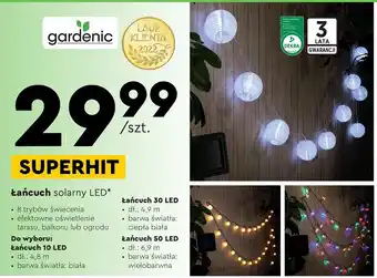 Biedronka Łańcuch solarny led 4.9 m gardenic oferta