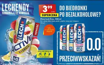 Biedronka Piwo lech free arbuz z miętą oferta