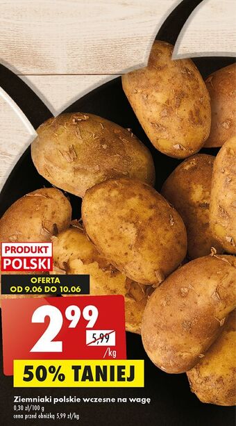 Biedronka Ziemniaki wczesne oferta