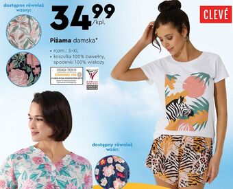 Biedronka Piżama damska s-xl cleve oferta