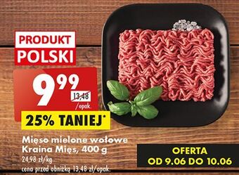 Biedronka Mięso mielone wołowe kraina mięs oferta