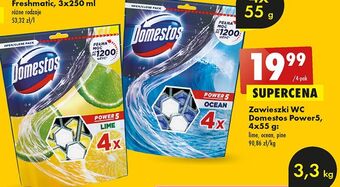 Biedronka Kostka do wc lime domestos power5 oferta
