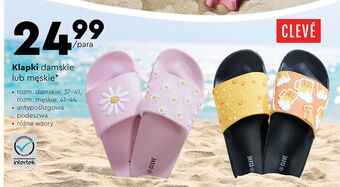 Biedronka Klapki męskie 41-44 cleve oferta