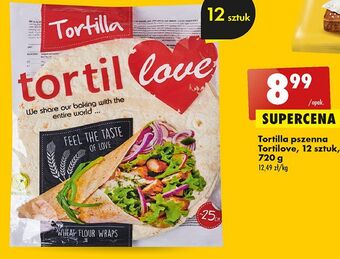 Biedronka Tortilla pszenna xxl tortillove oferta