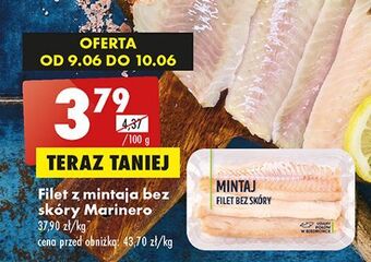 Biedronka Mintaj filet bez skóry marinero oferta