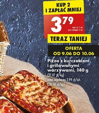 Biedronka Pizza z kurczakiem i grillowanymi warzywami oferta