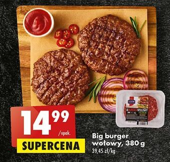 Biedronka Burger wołowy łmeat łuków oferta