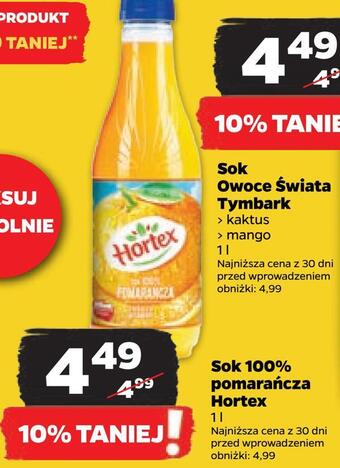 Netto Sok 100% hortex oferta