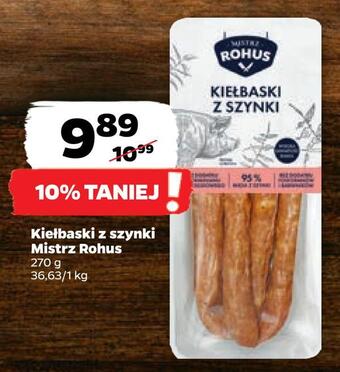 Netto Kiełbaski z szynki mistrz rohus oferta