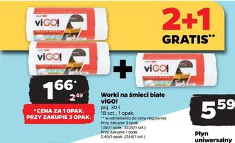 Netto Worki na śmieci białe vigo! oferta