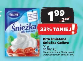 Netto Bita śmietana śnieżka gellwe oferta