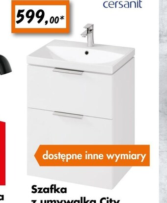 Szafka z umywalką cersanit