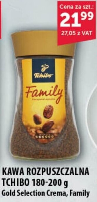Eurocash KAWA ROZPUSZCZALNA TCHIBO 180-200 g oferta