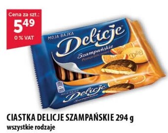 Eurocash CIASTKA DELICJE SZAMPAŃSKIE 294 g oferta