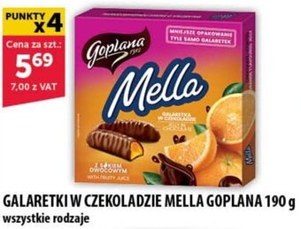 Eurocash GALARETKI W CZEKOLADZIE MELLA GOPLANA 190 g oferta