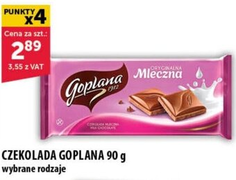 Eurocash CZEKOLADA GOPLANA 90 g oferta