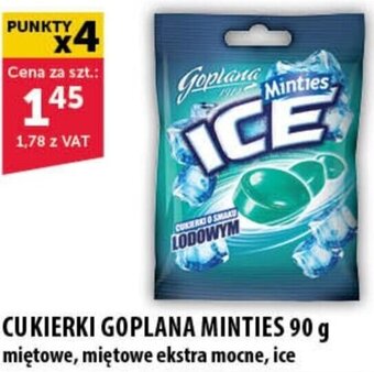 Eurocash CUKIERKI GOPLANA MINTIES 90 g oferta
